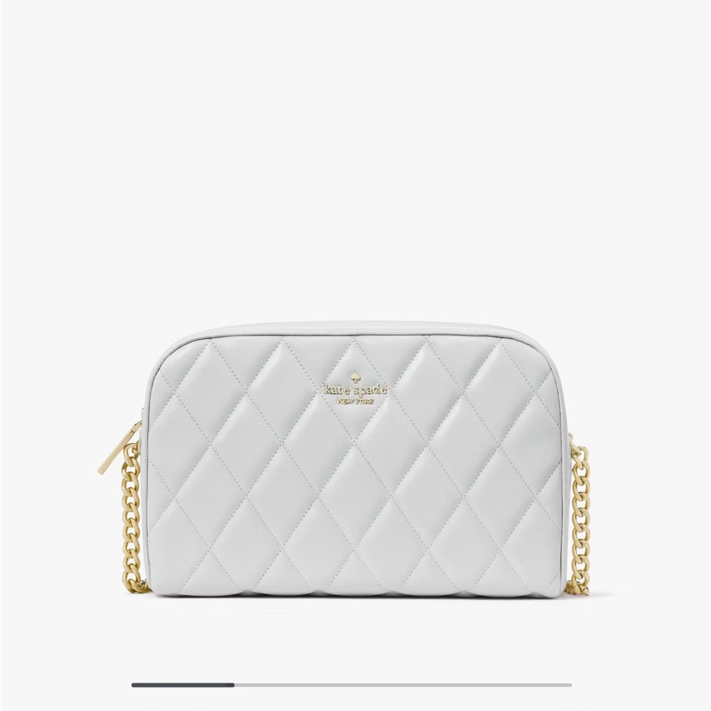 Kate Spade Carey Chain Camera Bag Stone Path Quilted Crossbody Bag